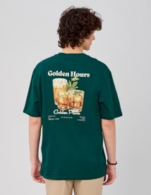 T-shirt imprim&eacute; devant/dos