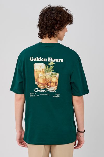 T-shirt imprim&eacute; devant/dos