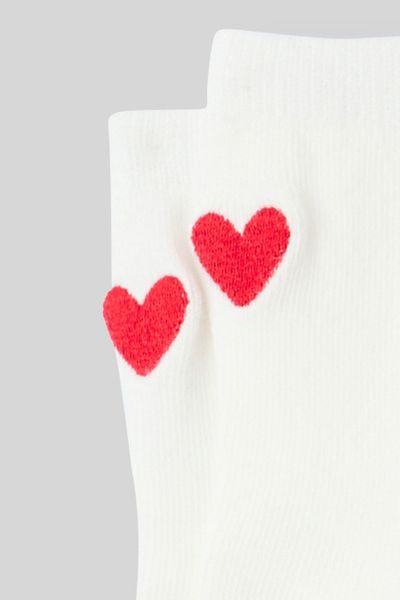 Chaussette unitaire coeur