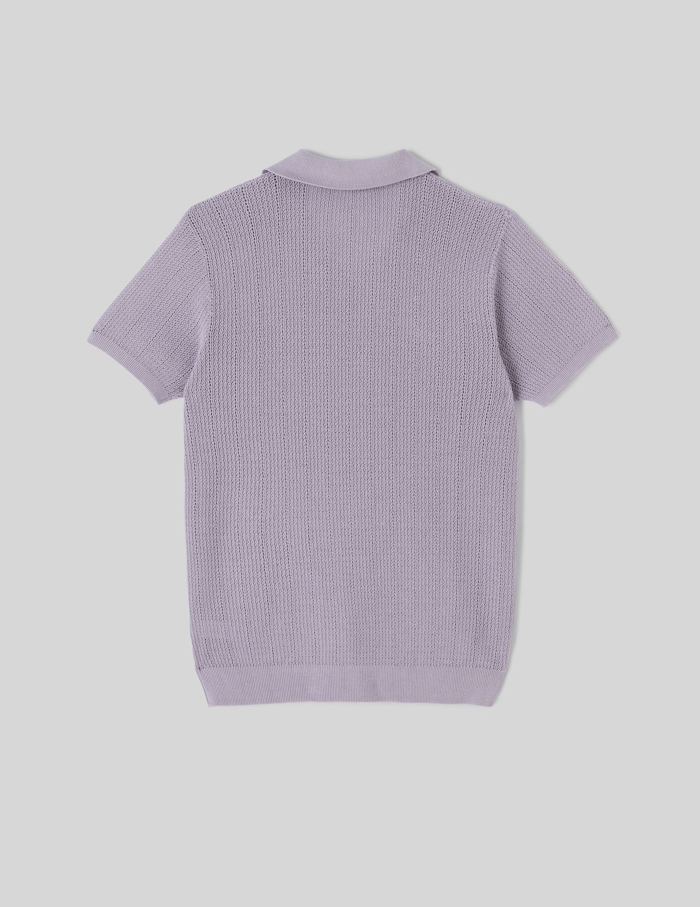 Polo maille ajourée