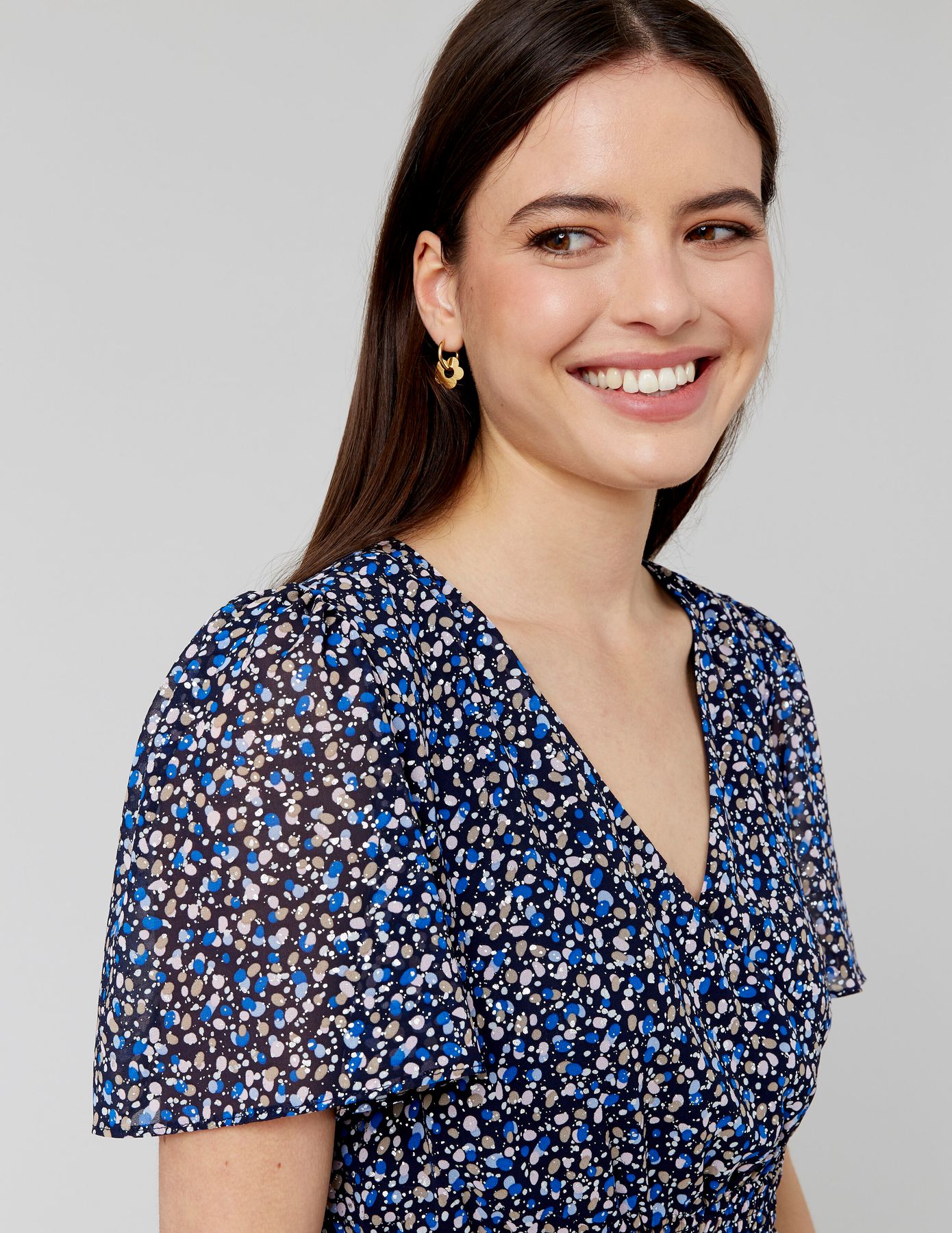 Robe courte imprimée