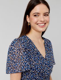 Robe courte imprimée
