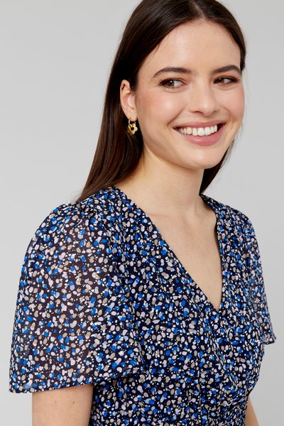 Robe courte imprimée