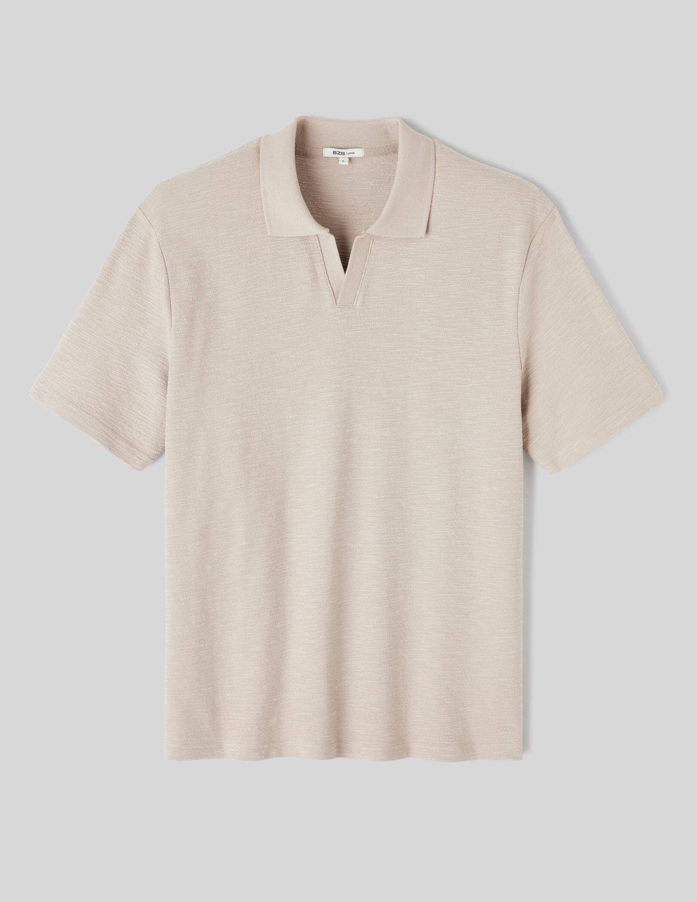 Polo matière fantaisie