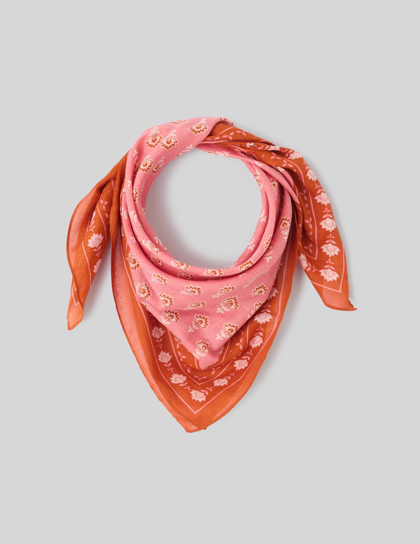 Foulard coton imprimé