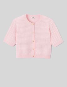 Gilet manches courtes fantaisie