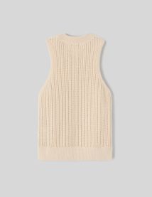 Débardeur en crochet pailleté