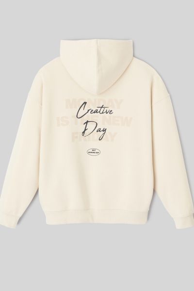 Sweat zippé imprimé