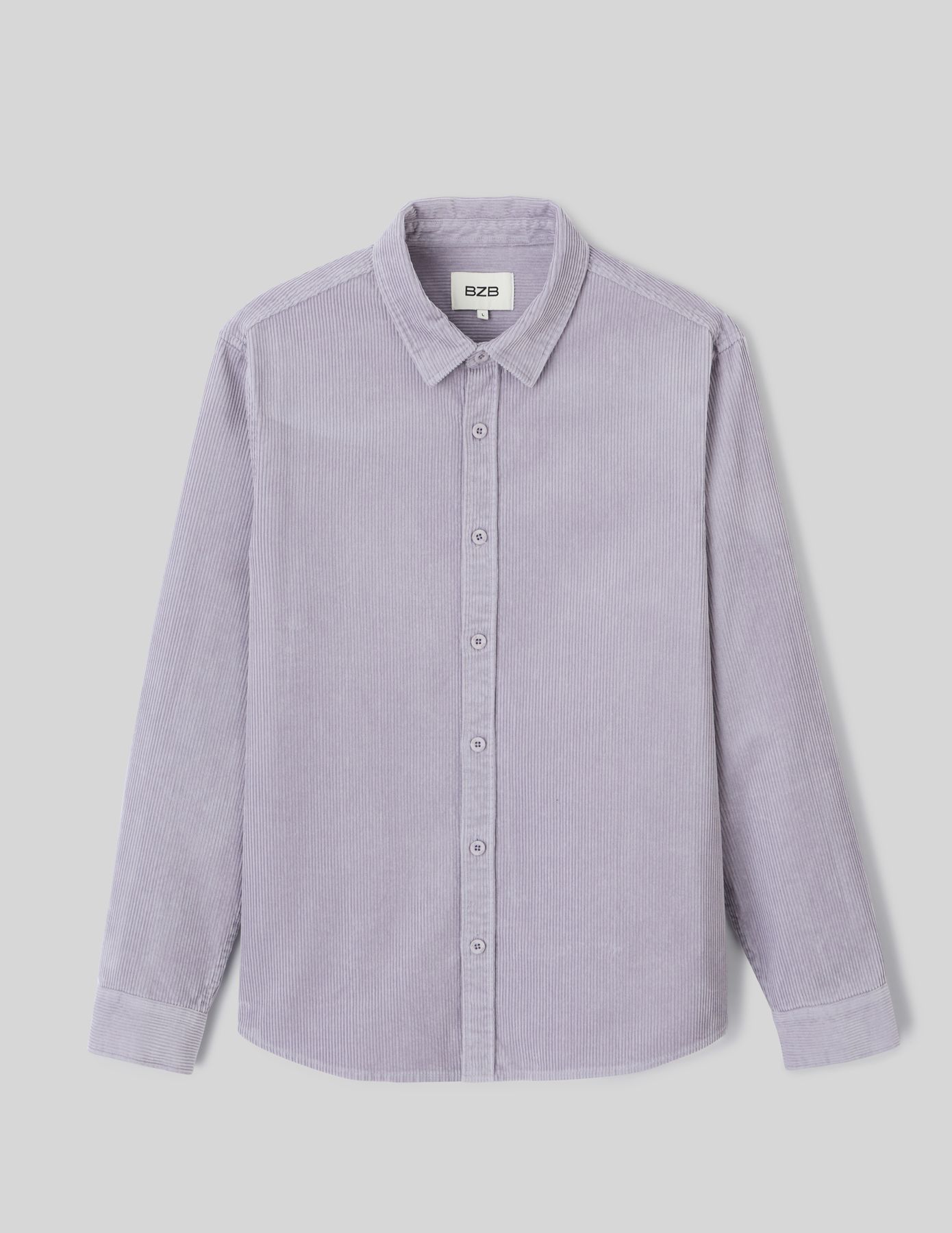 Chemise droite en velours