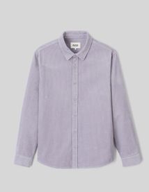 Chemise droite en velours
