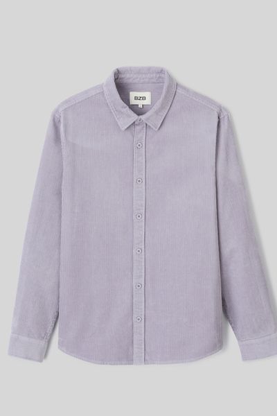 Chemise droite en velours