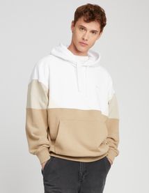 Sweat à capuche colorblock