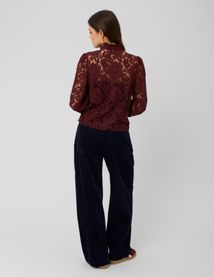 Pantalon velours pinces