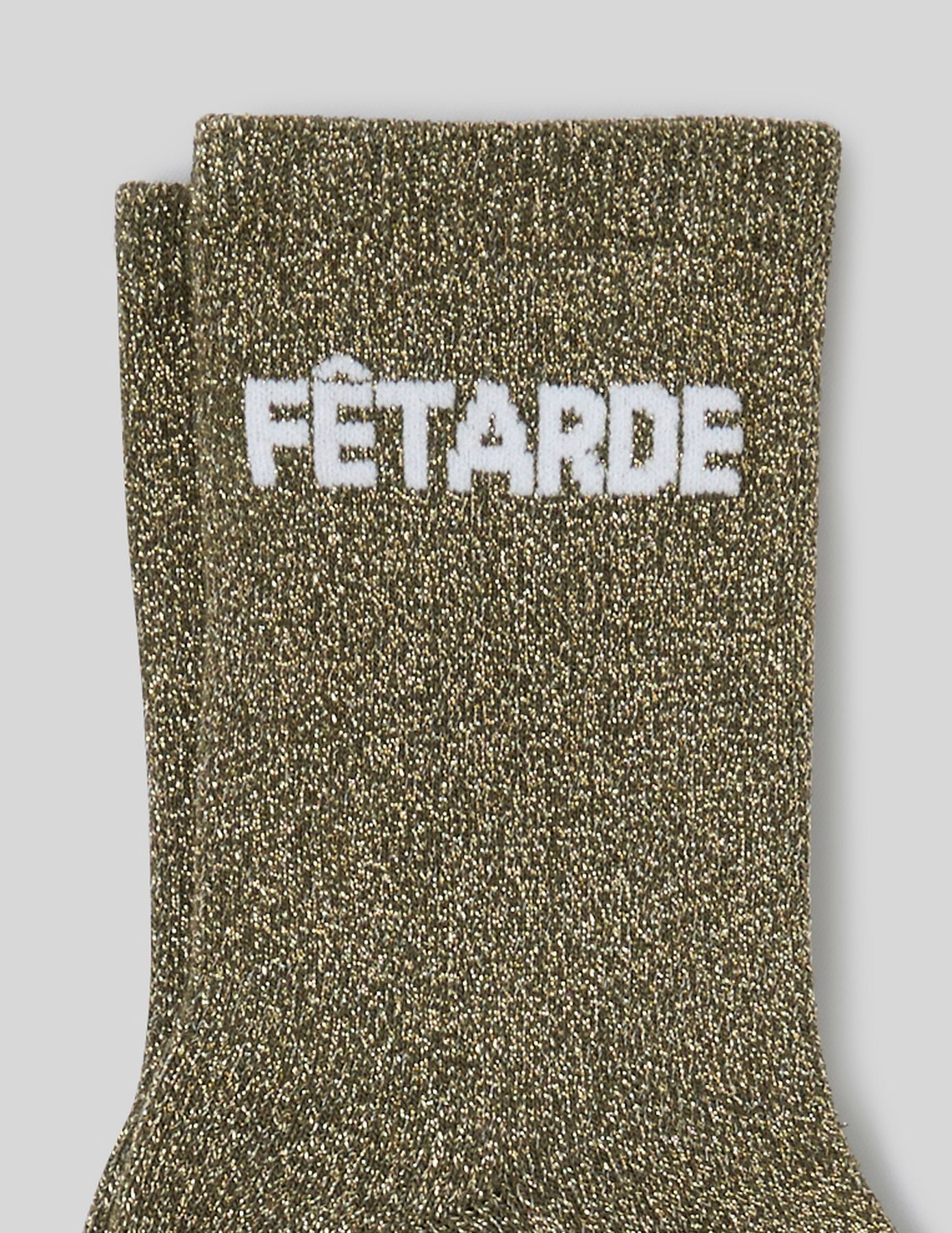 Chaussette unitaire wording lurex
