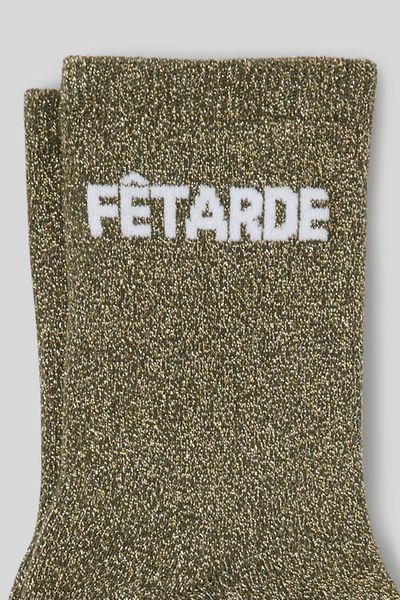 Chaussette unitaire wording lurex