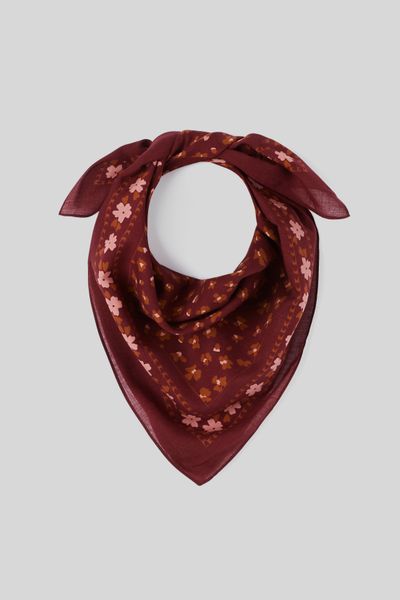 Foulard coton imprimé
