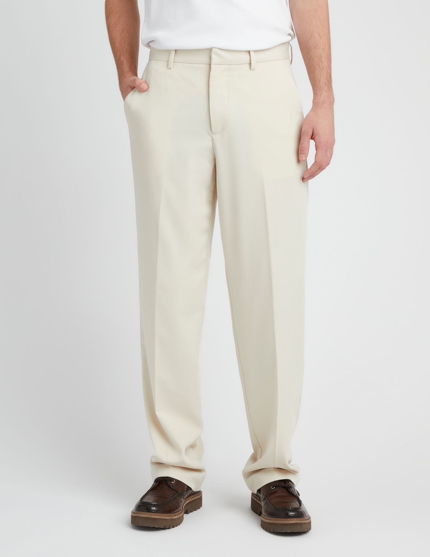 Pantalon de ville fluide loose