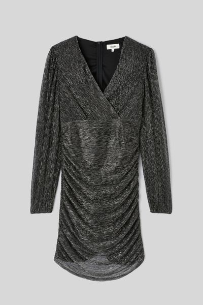 Robe courte drap&eacute;e