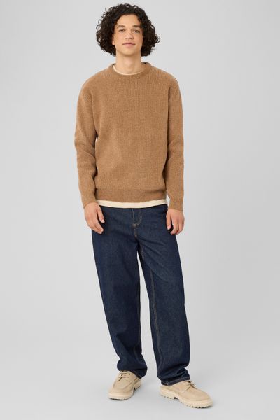 Pull maille chenille