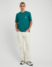 T-shirt imprim&eacute; devant dos