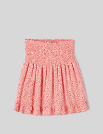 Jupe short imprimé fleurs