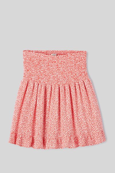 Jupe short imprimé fleurs