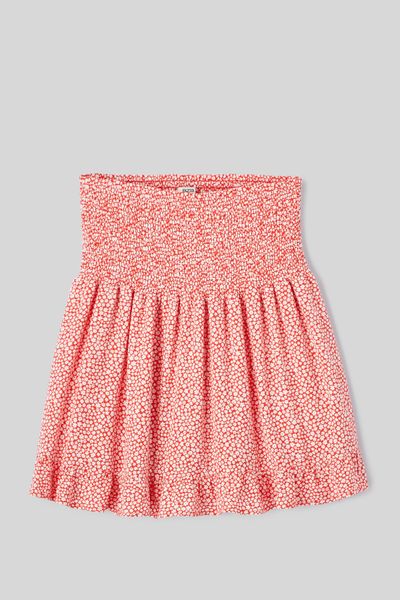 Jupe short imprimé fleurs