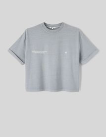 T-shirt délavé imprimé