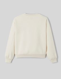 Sweat brodé patch bouclette