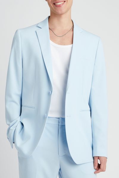 Veste de costume coupe droite
