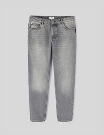 Jean relaxed gris moyen