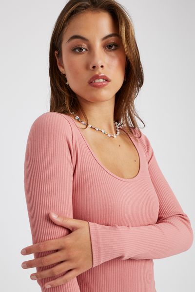 T-shirt manches longues uni