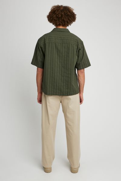 Chemise manches courtes broderie anglaise