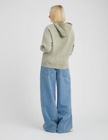 Sweat à capuche uni