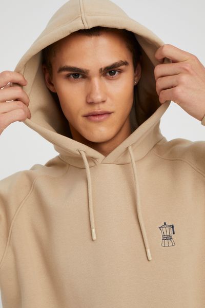 Sweat brodé à capuche