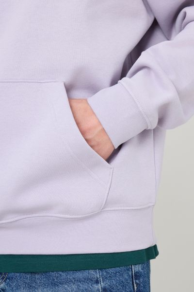 Sweat à capuche message brodé