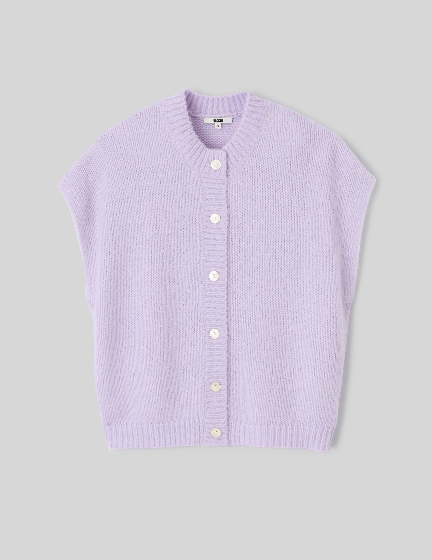 Gilet sans manches boutonné