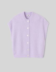 Gilet sans manches boutonné
