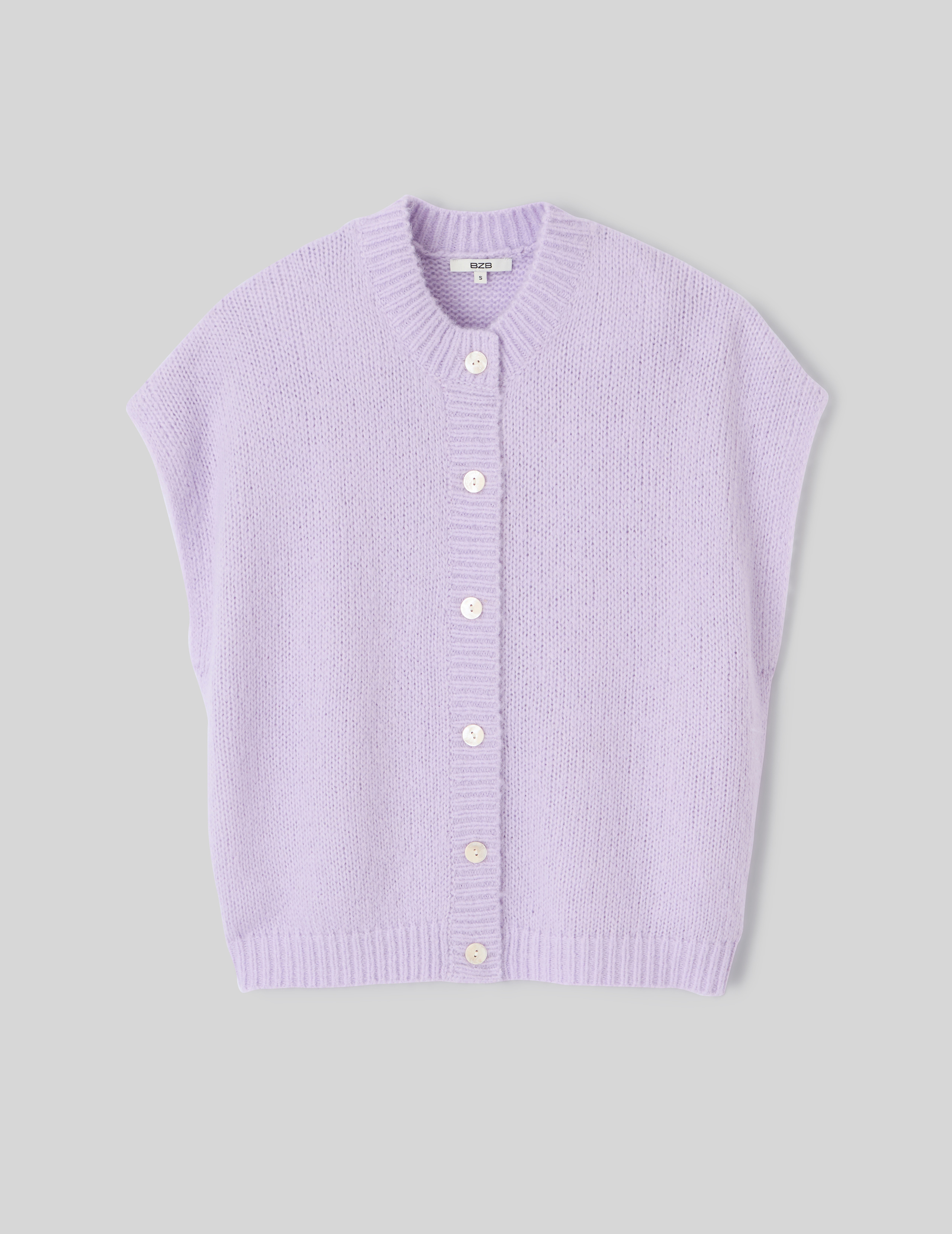Gilet sans manches boutonné