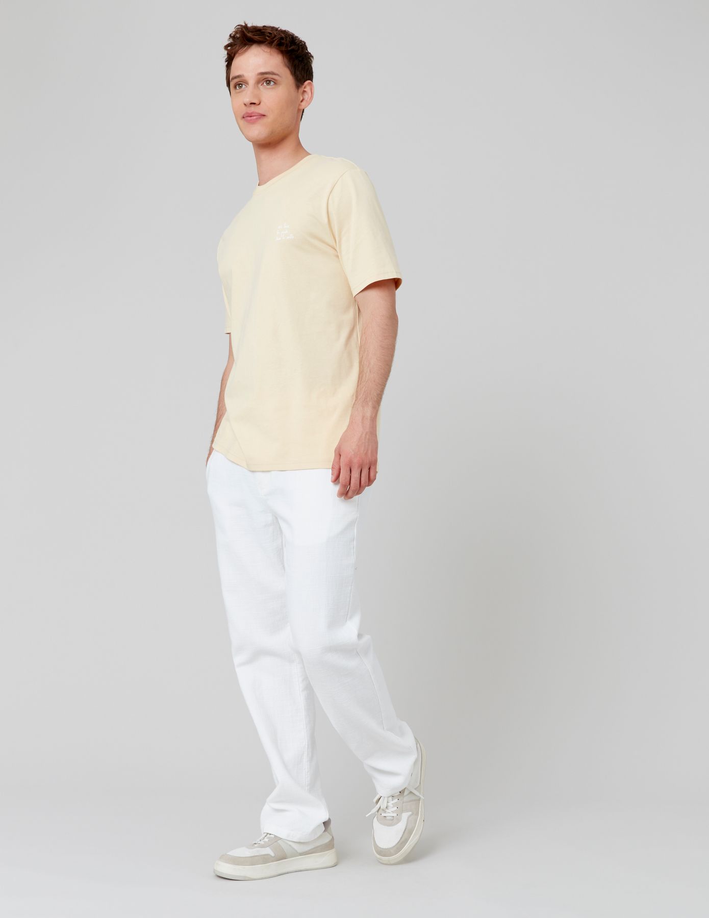 Pantalon texturé