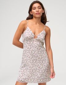 Robe courte imprimée