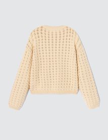 Pull en crochet uni
