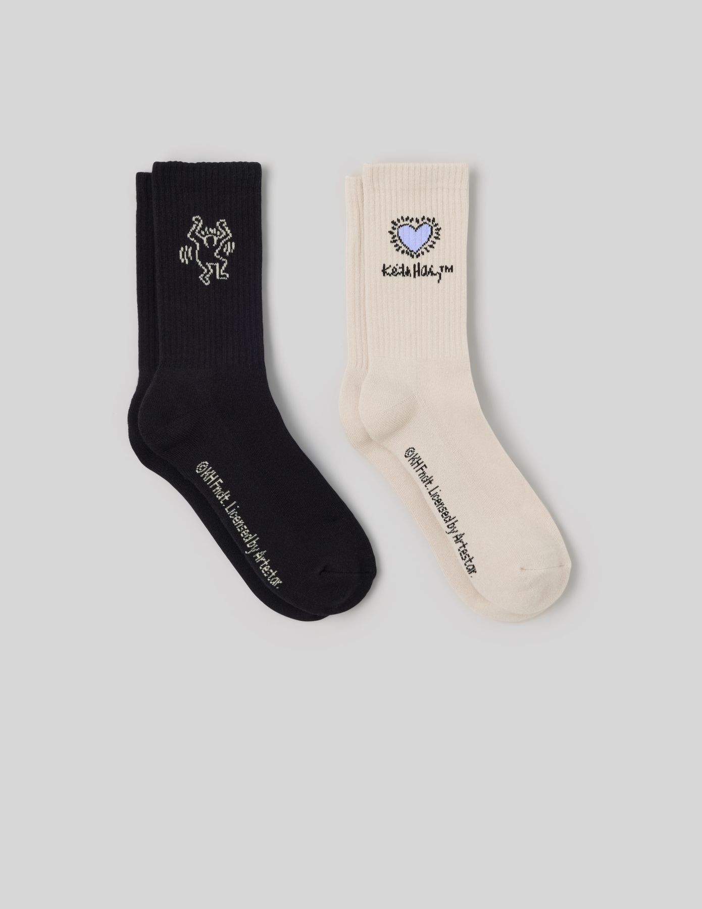 Lot de  2 chaussettes Keith Harring