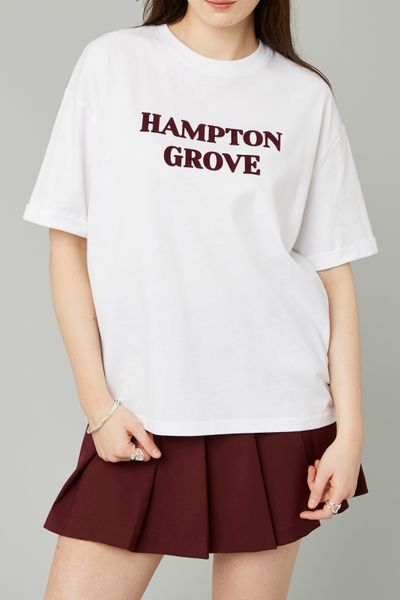 T-shirt imprim&eacute; flock