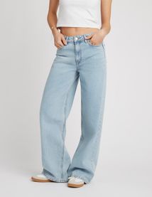 Jean wide leg taille standard