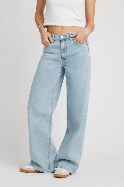 Jean wide leg taille standard