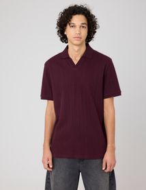 Polo maille fantaisie