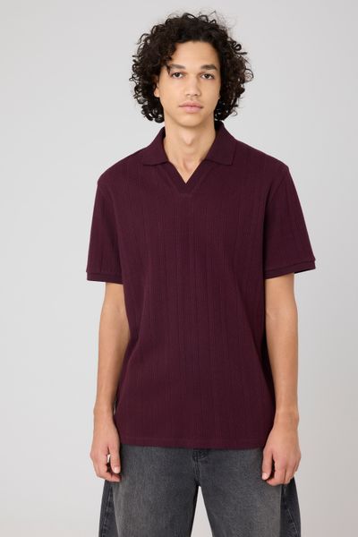 Polo maille fantaisie