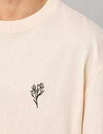 T-shirt patch dos imprimé