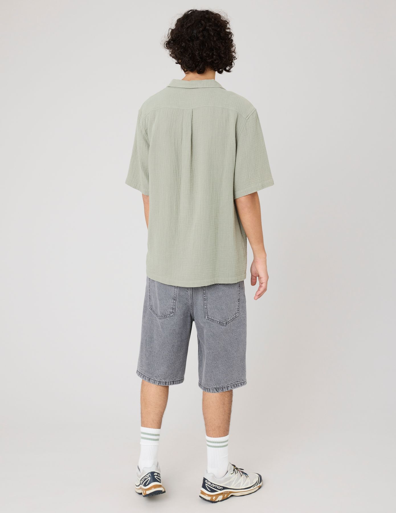 Chemise manches courtes gaze de coton